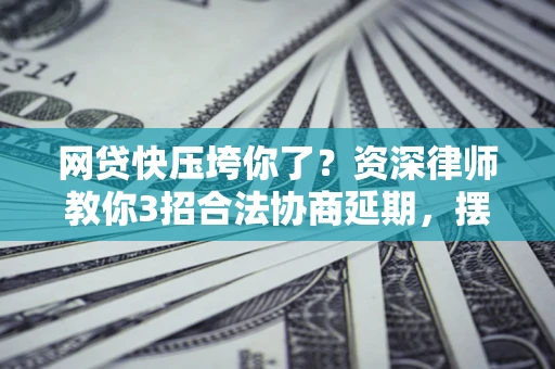 济南网贷快压垮你了？资深律师教你3招合法协商延期，摆脱暴力催收！