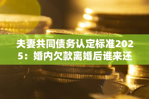 济南夫妻共同债务认定标准2025:婚内欠款离婚后谁来还? 济南夫妻共同债务认定标准2025:婚内欠款离婚后谁来还?